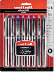 UNIBALL VISION ELITE 8-COLOR PENS SET .5MM