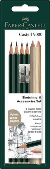 Castell Graphite 9000 Sketch And Accessories Set