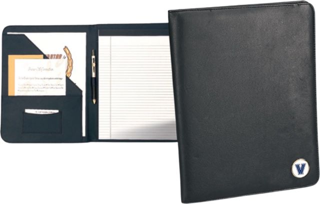 Villanova Wildcats CSI Beautiful Writing Portfolio (Gift Boxed) With Colored Medallion