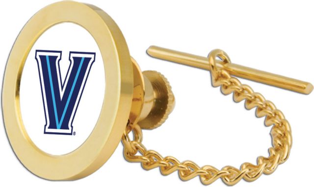 Villanova Wildcats CSI Goldtie Tack/Lapel Pin Gift Boxed With Colored Medallion