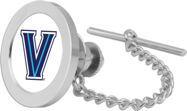 Villanova Wildcats CSI Silver Tie Tack/Lapel Pin Gift Boxed With Colored Medallion