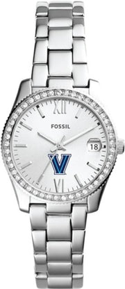 Villanova Wildcats Fossil Scarlette Mini Three-Hand Date Watch