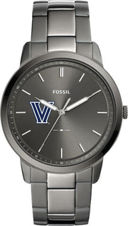 Villanova Wildcats Fossil The Minimalist Three-Hand Smoke Watch