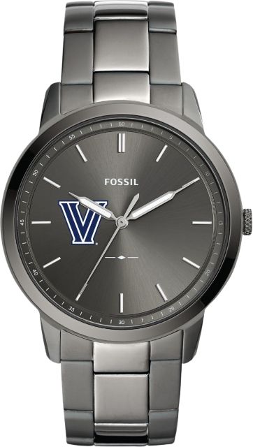 Villanova Wildcats Fossil The Minimalist Three-Hand Smoke Watch