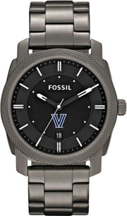 Villanova Wildcats Fossil Machine Smoke Stainless Steel Watch