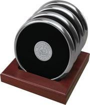 Villanova Wildcats Set of Four Silver Coasters