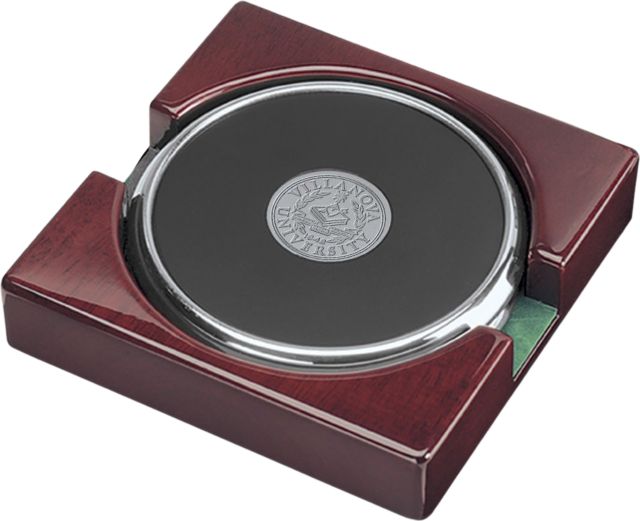 Villanova Wildcats Set of Two Silver Coasters