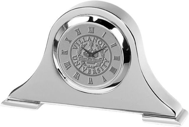 Villanova Wildcats Gold Napoleon Desk Clock