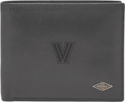 Villanova Wildcats Fossil Leather - Ryan Rfid Passcase - Black