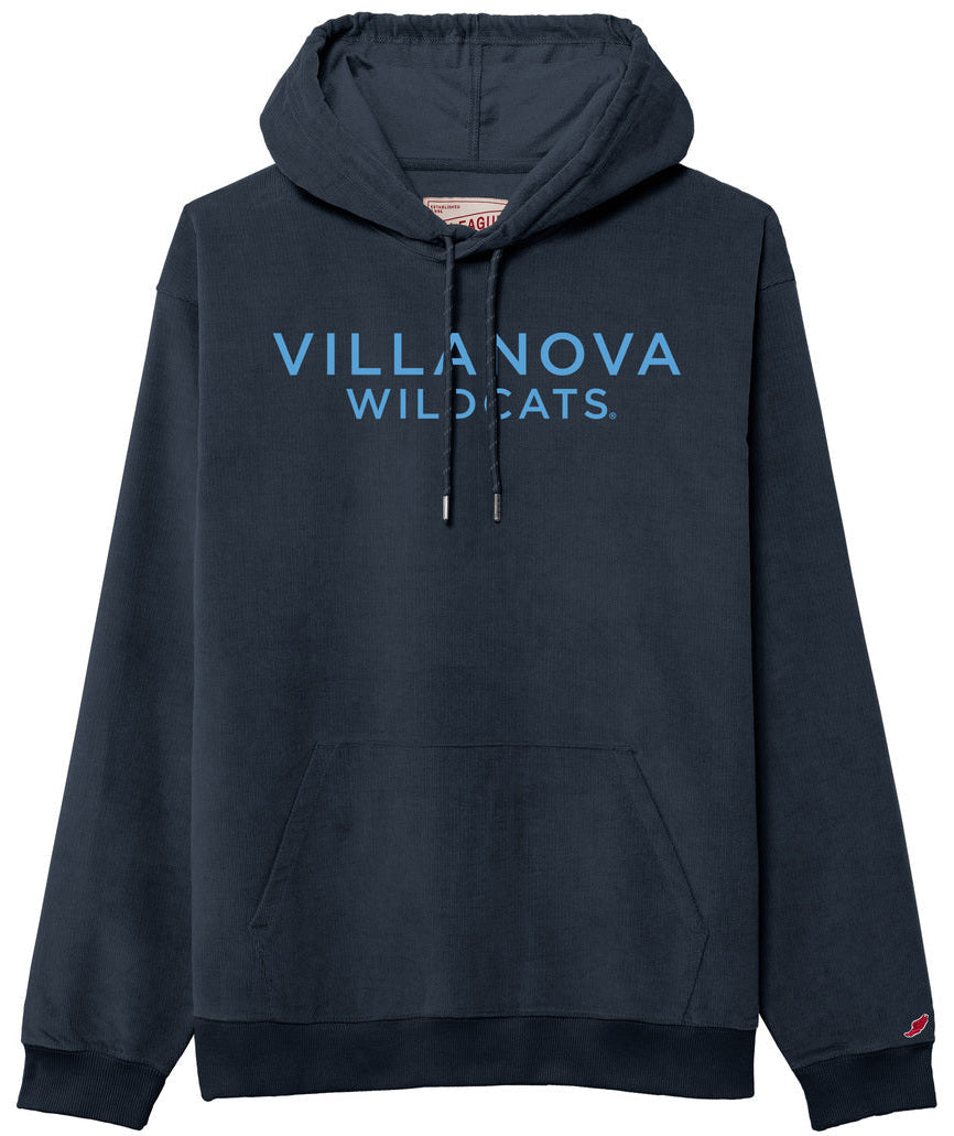 Villanova Wildcats League Strech Cord Hooded Sweatshirt