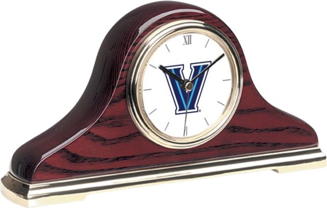 Villanova Wildcats CSI Mantle Clock With Colored Medallion