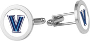 Villanova Wildcats CSI Silver Cufflinks (Gift Boxed) With Colored Medallion