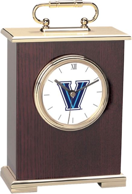 Villanova Wildcats CSI Le Grande Carriage Clock With Colored Medallion