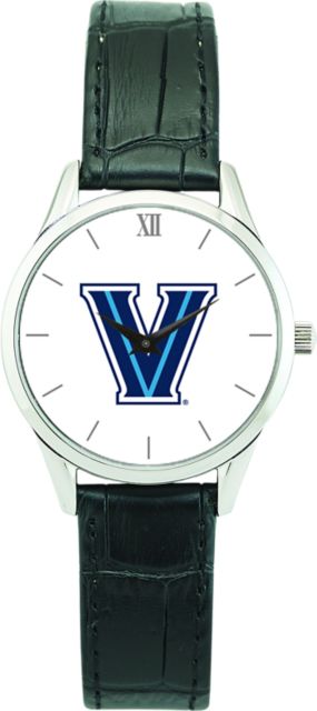 Villanova Wildcats CSI Women's Stainless Steel Wristwatch (Gift Boxed) With Color Medallion