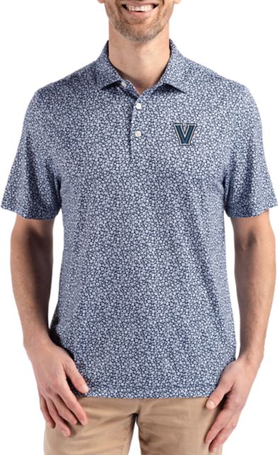 Villanova Wildcats Pike Eco Flora Print Polo