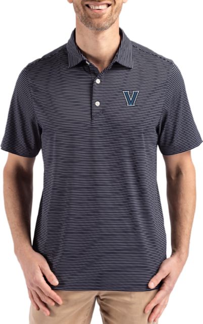 Villanova Wildcats Forge Epic Confidence Fine Line Stripe Stretch Polo