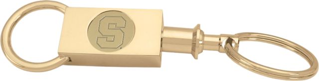 Syracuse Orange Csi Two-Section Key Ring-Gold