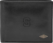 Syracuse Orange Fossil Leather - Ryan Rfid Passcase - Black
