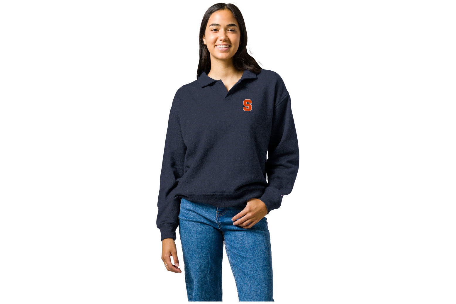 Syracuse Orange Women’s Collared Pullover