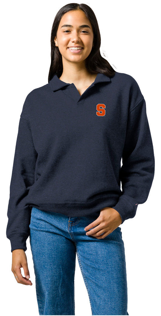 Syracuse Orange League Women's Victory Springs Collard Pullover