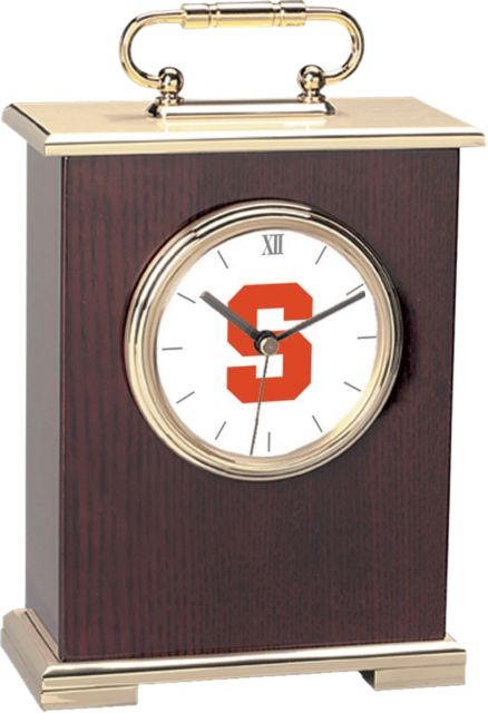 Syracuse Orange CSI Le Grande Carriage Clock With Colored Medallion