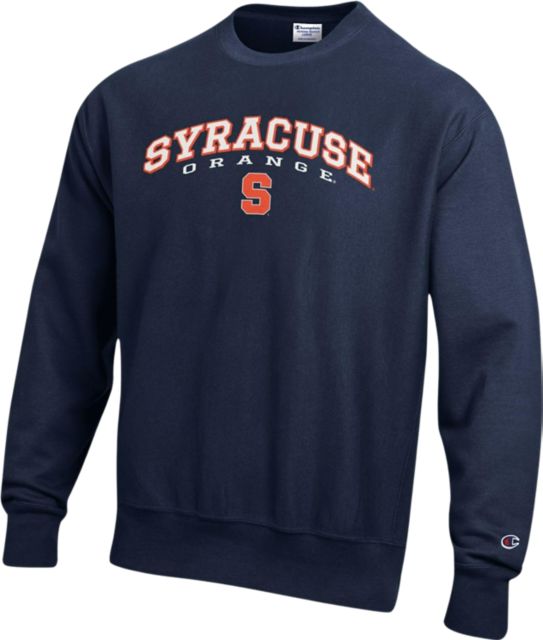 Syracuse Orange Reverse Weave Crewneck Sweatshirt