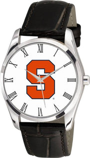 Syracuse Orange 36mm Men's Leather Watch