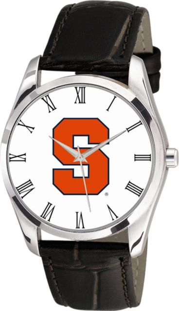Syracuse Orange 36mm Men's Leather Watch