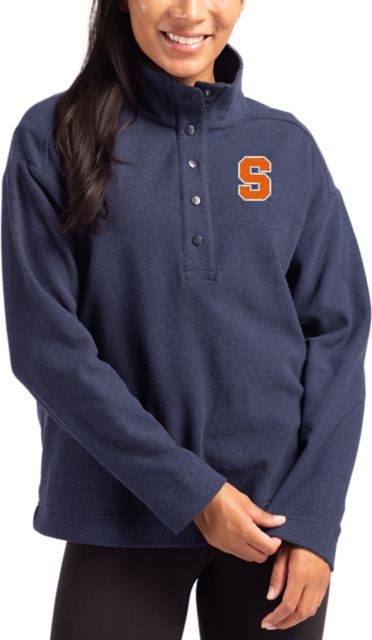 Syracuse Orange Hunts Point Eco Textured Fleece Women's Snap Pullover