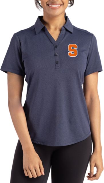 Syracuse Orange Forge Eco Stretch Women's Short Sleeve Polo