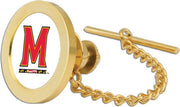 Maryland Terrapins CSI Goldtie Tack/Lapel Pin Gift Boxed With Colored Medallion