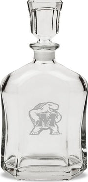 Maryland Terrapins Jar Crystal Whisky Decanter 23.75 Oz
