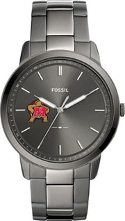 Maryland Terrapins Fossil The Minimalist Three-Hand Smoke Watch