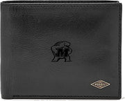 Maryland Terrapins Fossil Leather - Ryan Rfid Passcase - Black