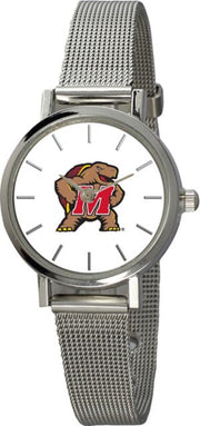 Maryland Terrapins 28 mm Stainless Steel Ladies Watch