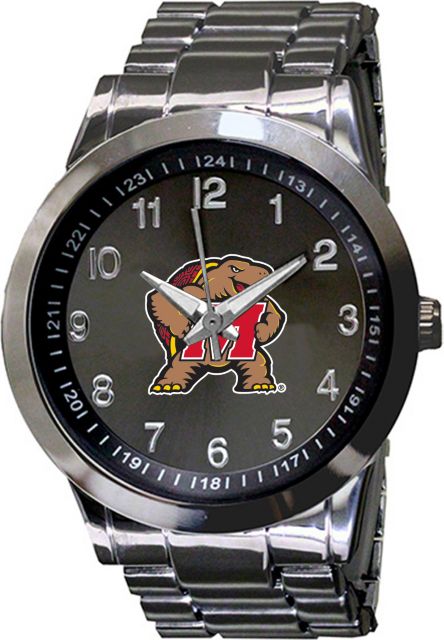 Maryland Terrapins 44mm Men's Metal Watch