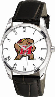 Maryland Terrapins 26mm Ladies Leather Watch