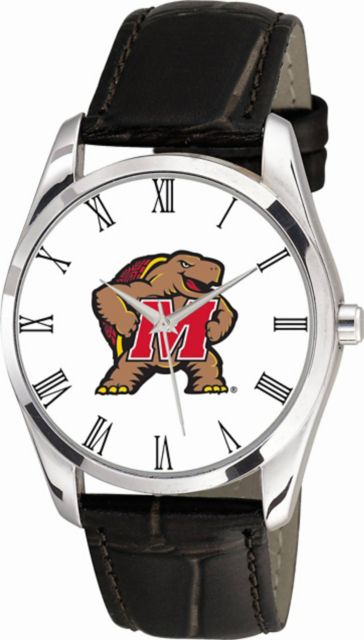 Maryland Terrapins 26mm Ladies Leather Watch