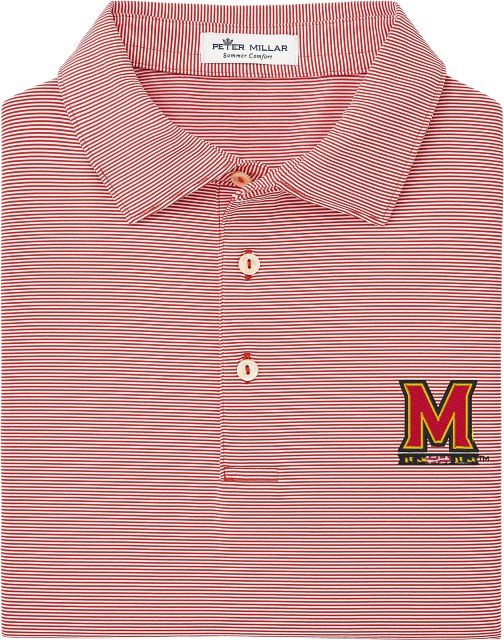 Maryland Terrapins Stripe Polo
