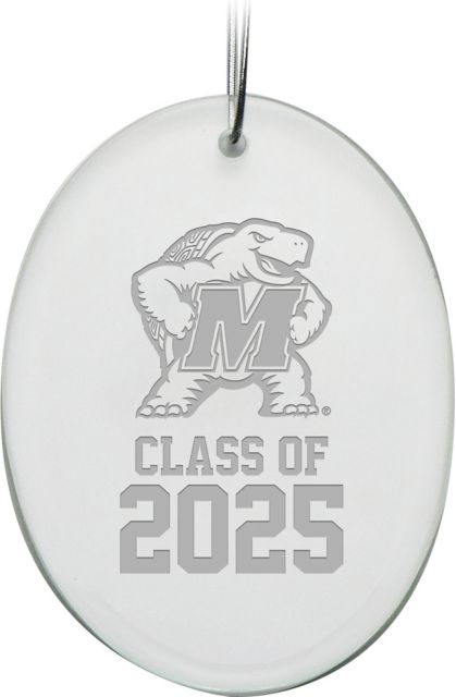 Maryland Terrapins Class of 2025 Oval Ornament