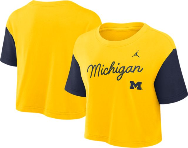 Michigan Wolverines Nike Women's Crop T-Shirt