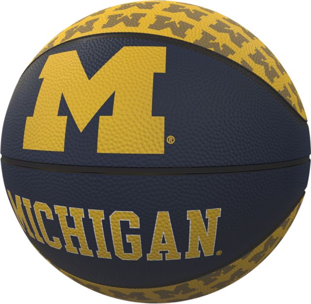 Michigan Wolverines Mini Rubber Basketball
