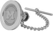 Michigan Wolverines Silver Tie Tack/Lapel Pin
