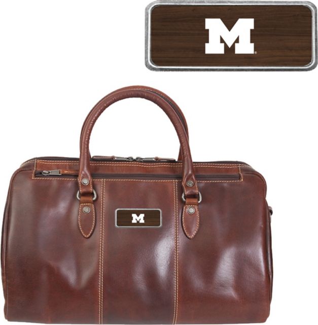 Michigan Wolverines Niagara Canyon Duffel W Plate