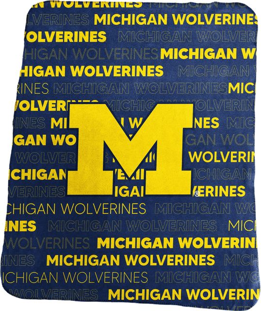Michigan Wolverines Classic Throw