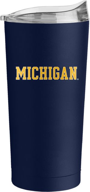 Michigan Wolverines 20oz Flipside Powder Coat Tumbler