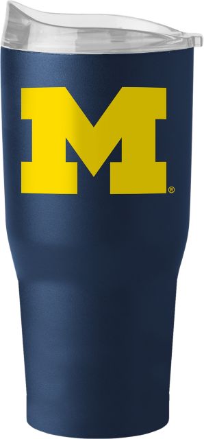 Michigan Wolverines 30oz Flipside Powder Coat Tumbler
