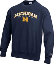 Michigan Wolverines Reverse Weave Crewneck Sweatshirt