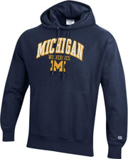 Michigan Wolverines Reverse Weave Hooded Sweatshirt