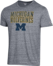 Michigan Wolverines Tri-Blend Short Sleeve T-Shirt